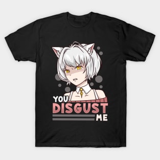 You Disgust Me - Chibi Kawaii Anime Girl T-Shirt